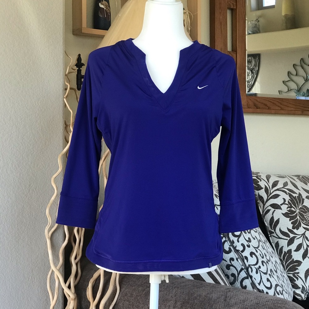 🔹Nike Dri-fit Activewear 3/4 Sleeves Top